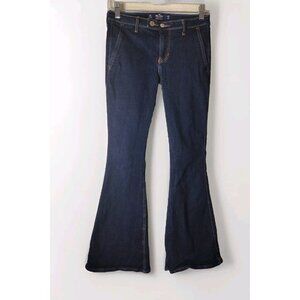 Hollister Jeans Womens 3 Short Low Rise Vintage Flare Soft Stretch